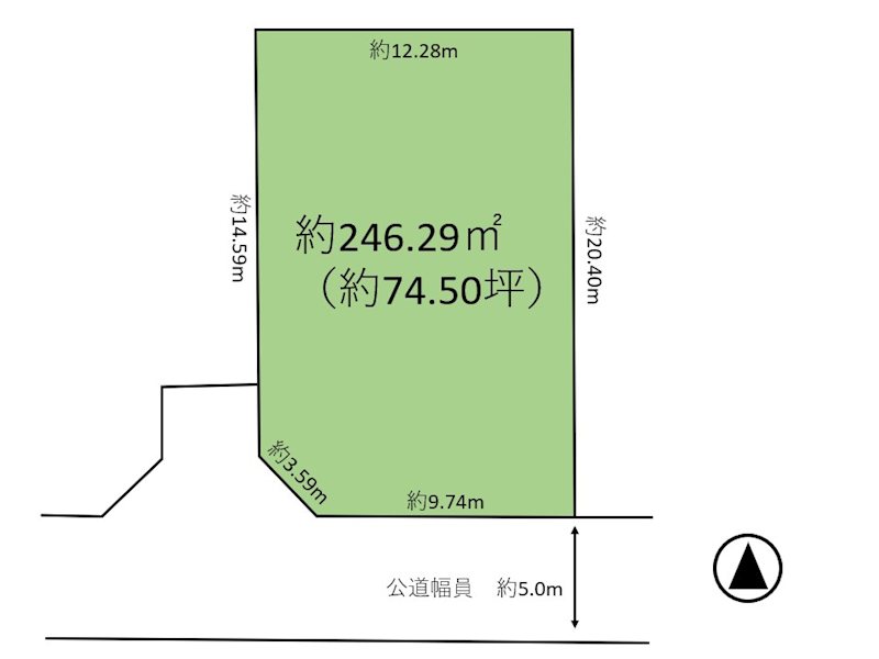 佐久市野沢 分譲地 間取図・土地図