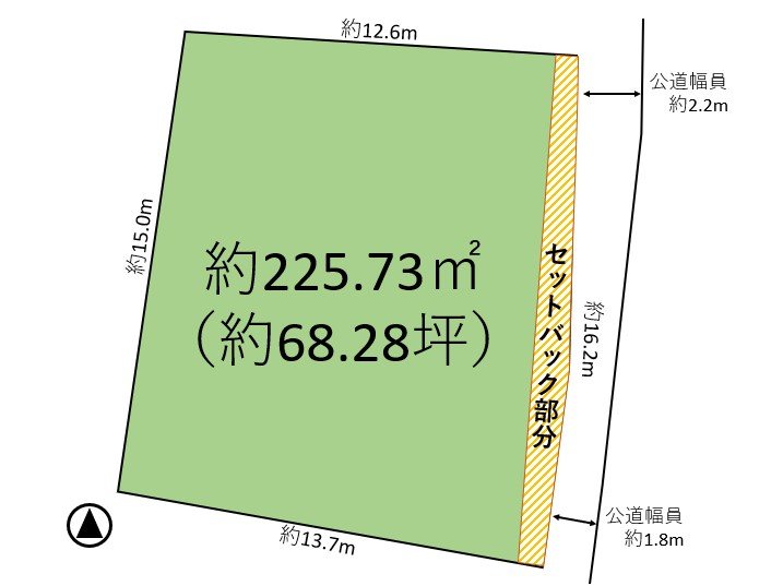 佐久市甲　土地 間取図・土地図