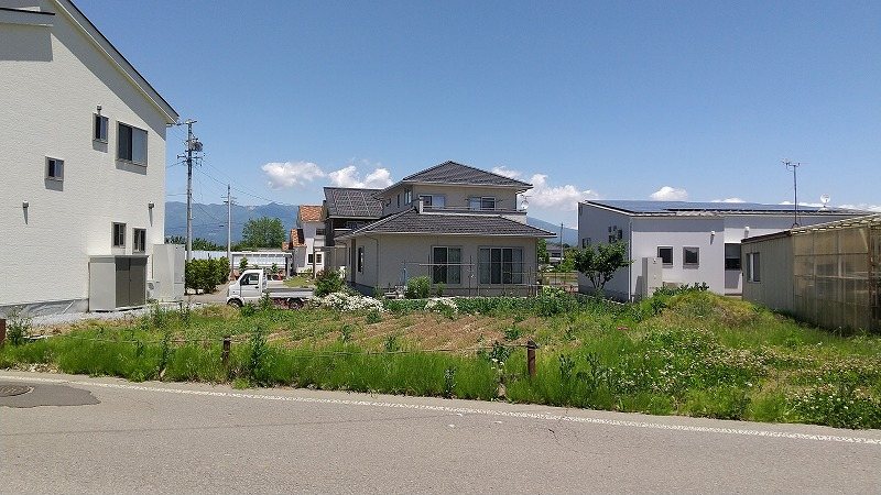佐久市伴野　土地 現地写真