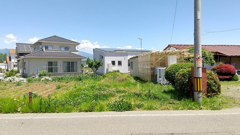 佐久市伴野　土地 現地写真