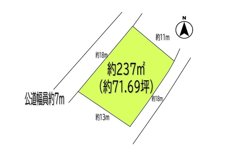 東御市県 土地 間取図・土地図