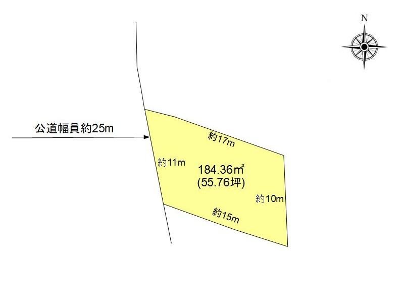 佐久市中込　土地 間取図・土地図
