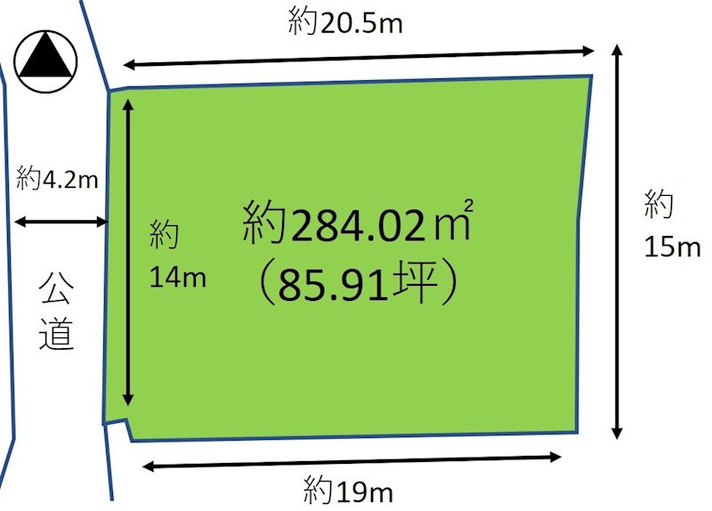 佐久市内山　土地 間取図・土地図