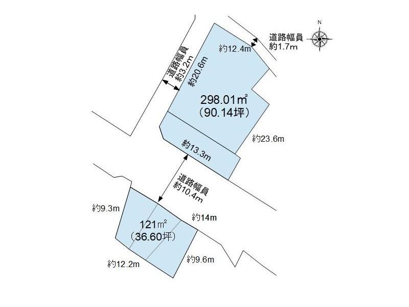 立科町芦田　土地 間取図・土地図