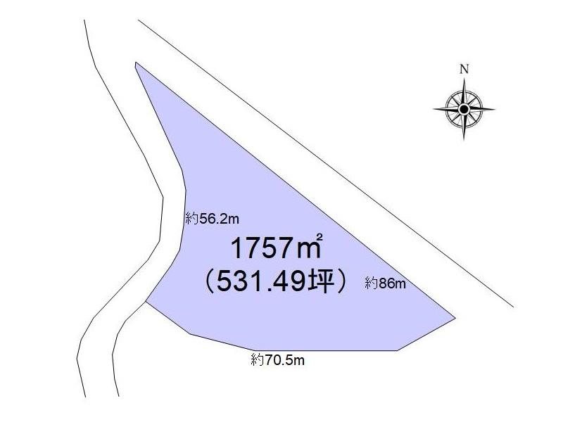 御代田町塩野　土地 間取図・土地図