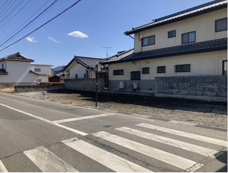 佐久市中込　土地 現地写真（前面道路含む現地写真）