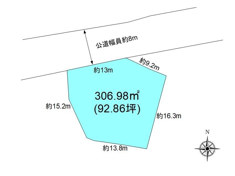 小諸市塩野　土地 間取図・土地図