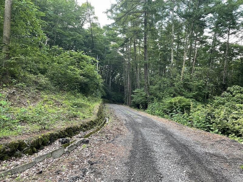 御代田町面替　土地 現地写真（前面道路含む現地写真）