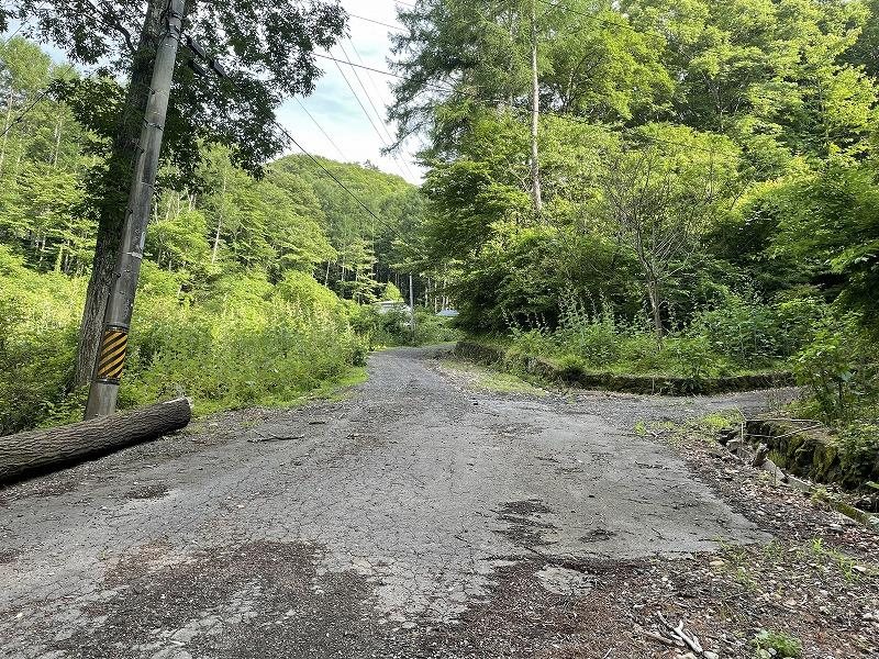 御代田町面替　土地 現地写真（前面道路含む現地写真）