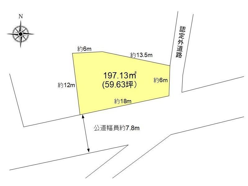 小諸市東雲　土地 間取図・土地図