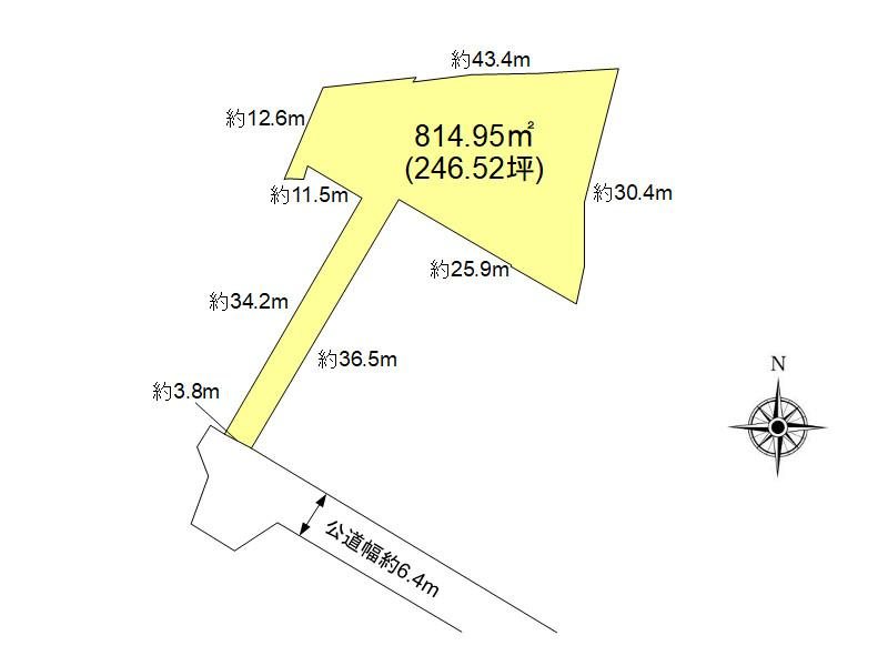 小諸市菱平　土地 間取図・土地図