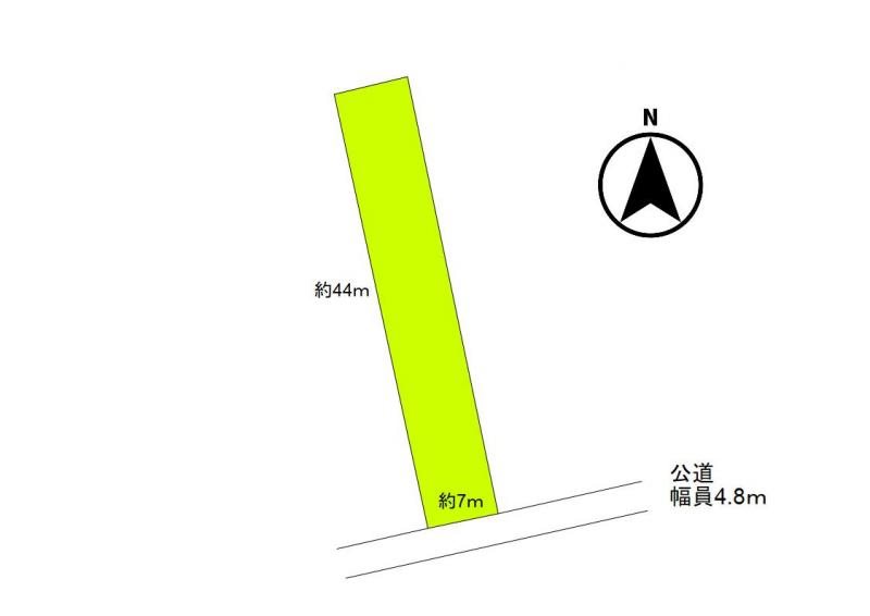 上田市中之条　土地 間取図・土地図