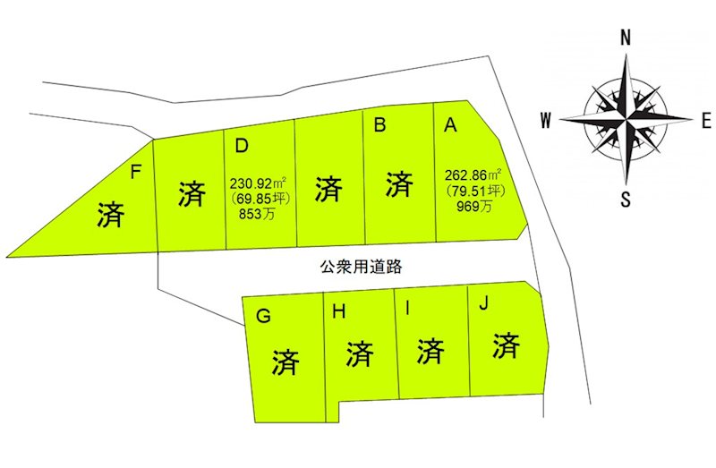 東御市和　土地 間取図・土地図