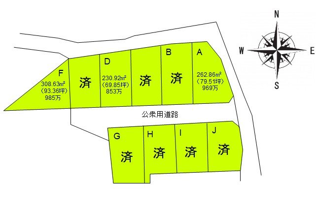 東御市和　土地 間取図・土地図