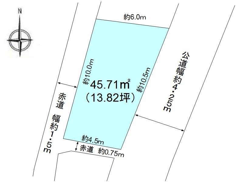 小諸市八幡町　土地 間取図・土地図