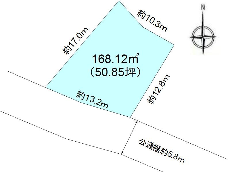 小諸市東雲　土地 間取図・土地図