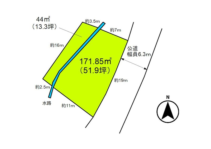 小諸市加増　土地 間取図・土地図