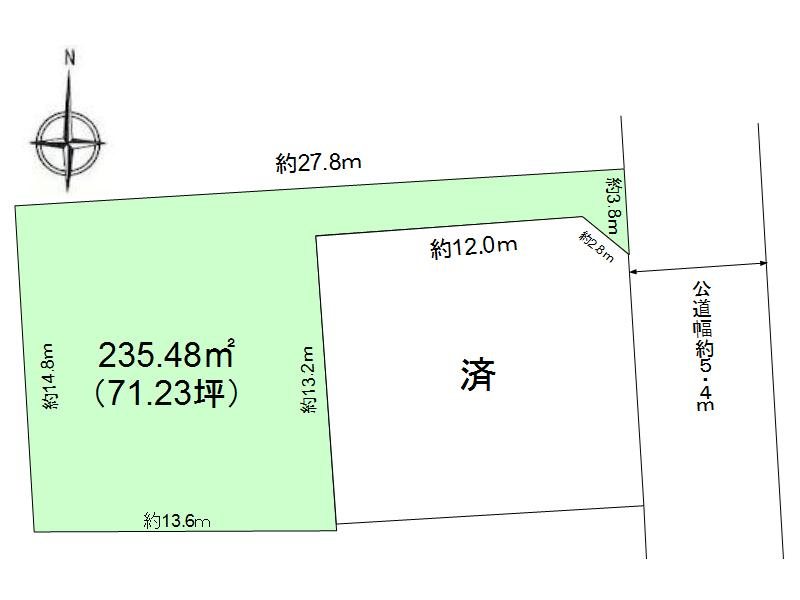 小諸市御影新田　分譲地 間取図・土地図