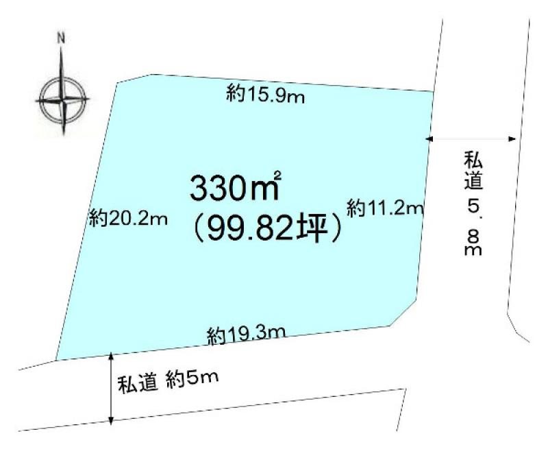 佐久市内山　土地 間取図・土地図