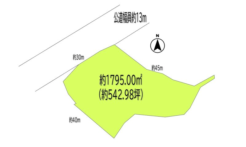 上田市真田町長　土地 間取図・土地図