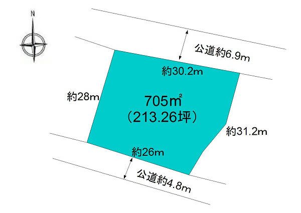 佐久市内山　土地 間取図・土地図