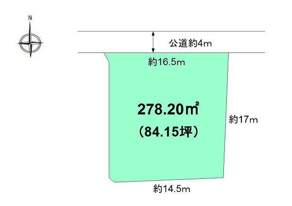 小諸市丙　土地 間取図・土地図