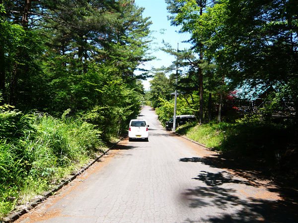小諸市大久保　土地 現地写真（前面道路含む現地写真）