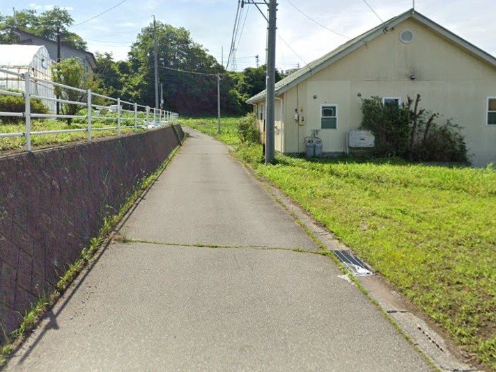 佐久市上平尾　分譲地 現地写真（前面道路含む現地写真）
