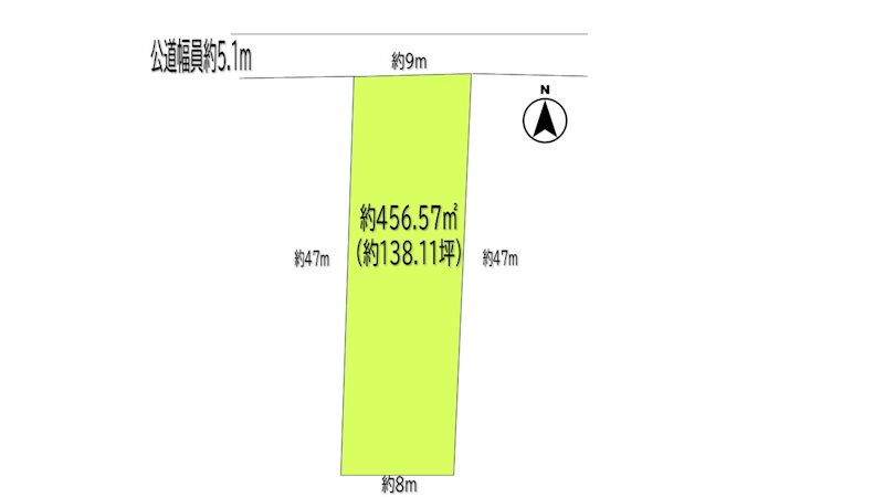 上田市中央　土地 間取図・土地図