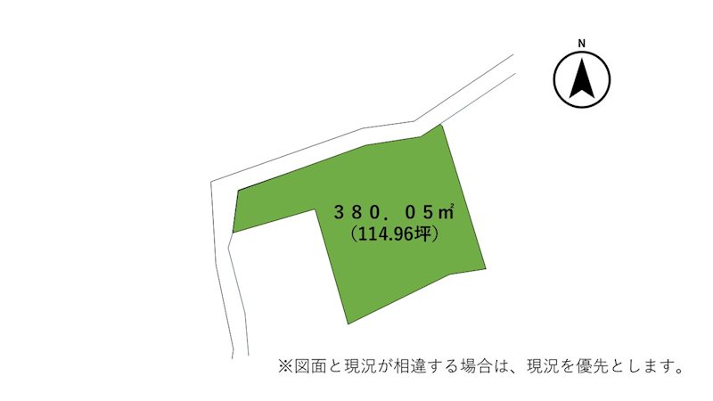 松本市島立　土地 間取図・土地図