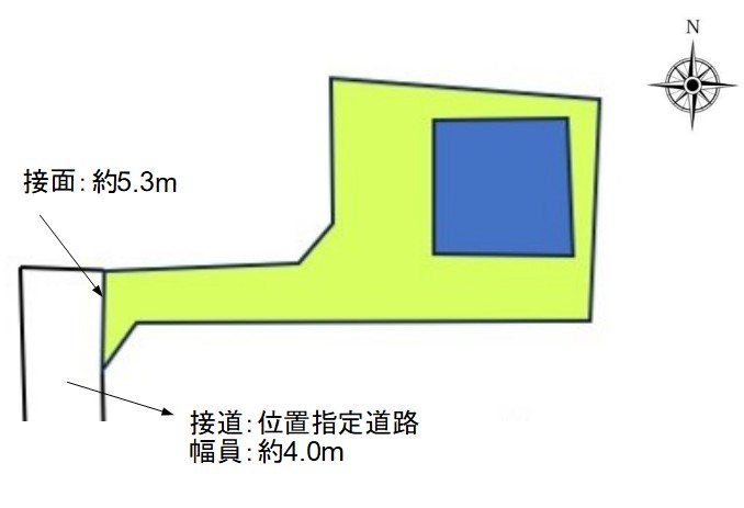 上田市古里　中古住宅 間取図・土地図