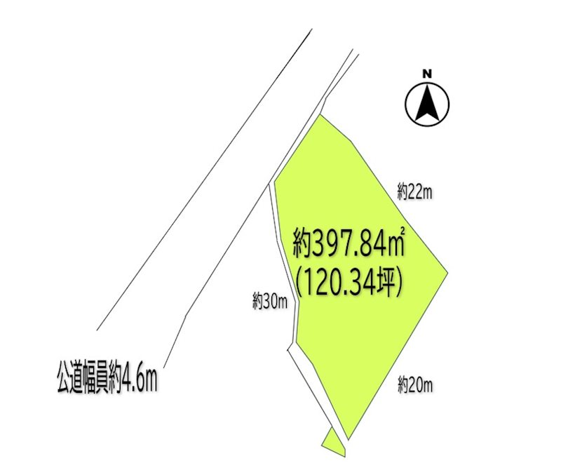 東御市滋野乙　土地 間取図・土地図