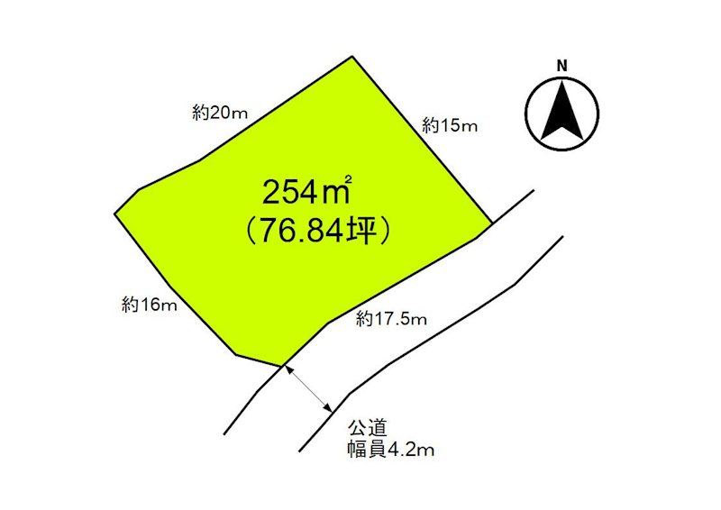 小諸市加増　土地 間取図・土地図