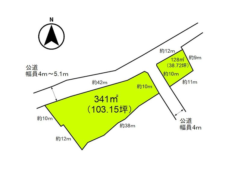 小諸市加増　土地 間取図・土地図