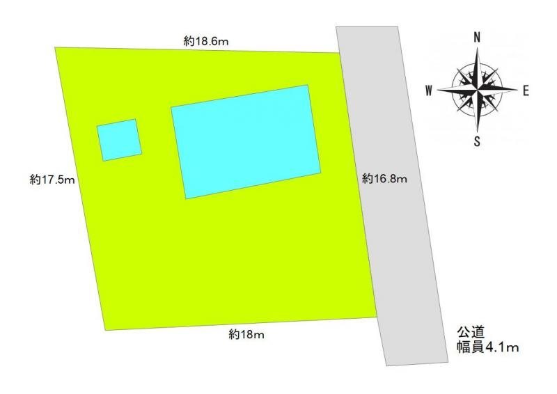 東御市海善寺　土地 間取図・土地図
