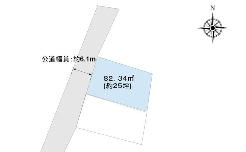 長野県長野市鶴賀田町 間取図・土地図