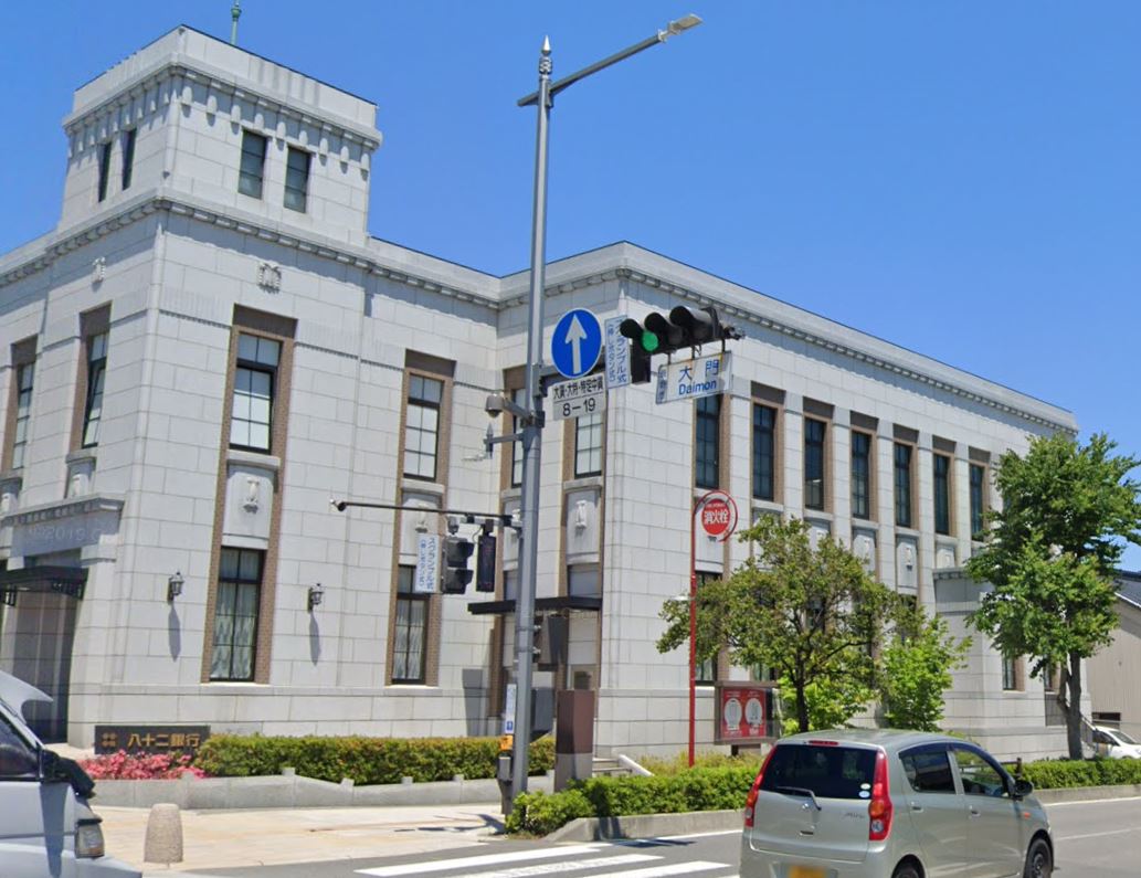 長野県長野市鶴賀田町 銀行