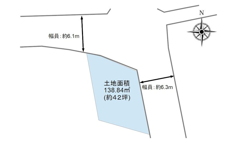 長野県須坂市須坂 間取図・土地図