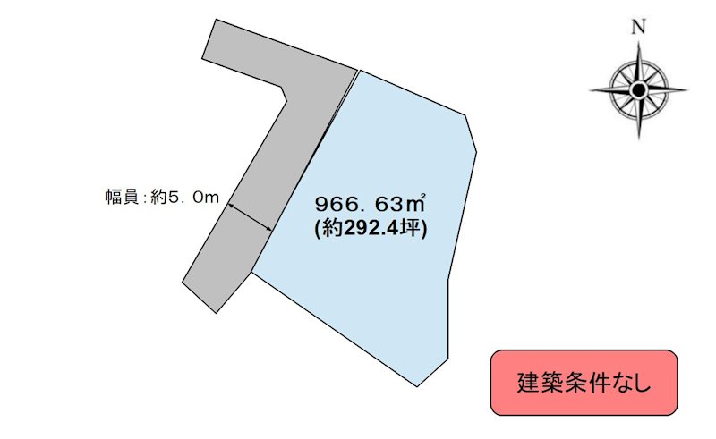 長野県上水内郡飯綱町豊野 間取図・土地図
