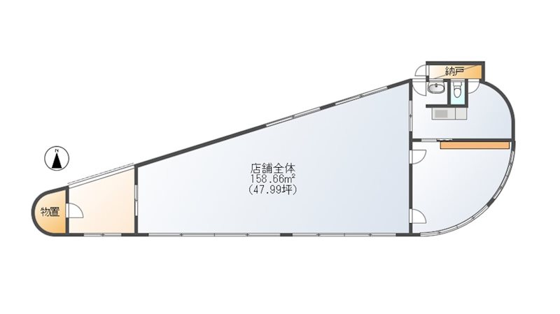 上田市真田町本原　中古店舗 間取図・土地図