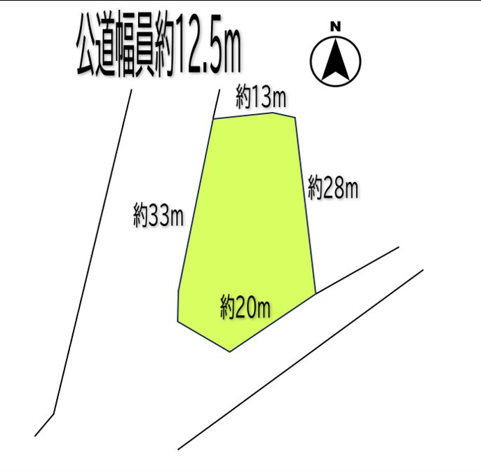上田市真田町本原　中古店舗 間取図・土地図