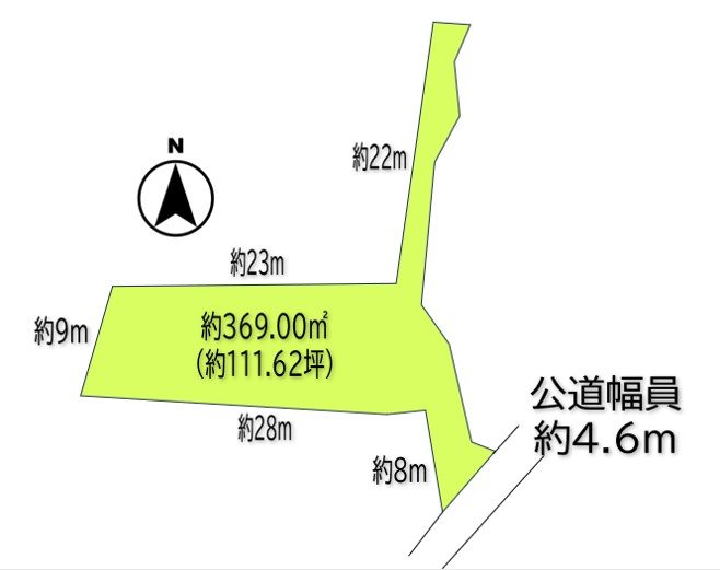 上田市真田町本原　土地 間取図・土地図