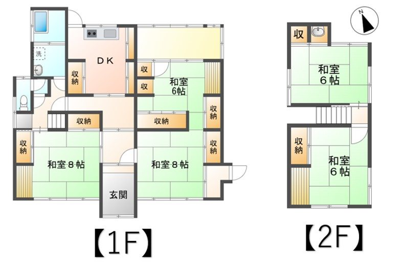 【商談中】上田市諏訪形　中古戸建 間取図・土地図