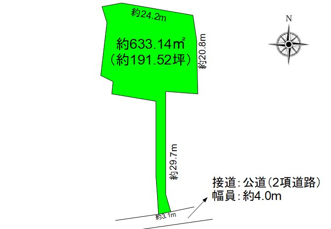 東御市和　土地 間取図・土地図