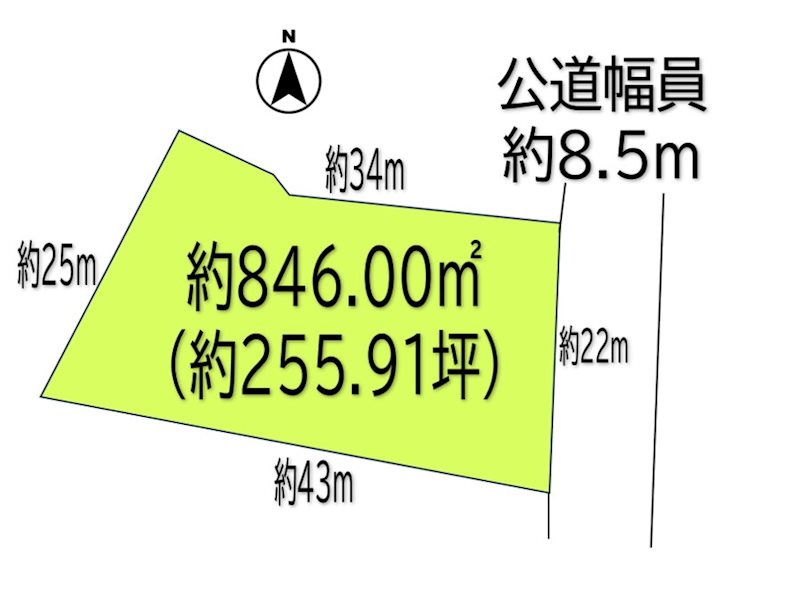 東御市海善寺　土地 間取図・土地図