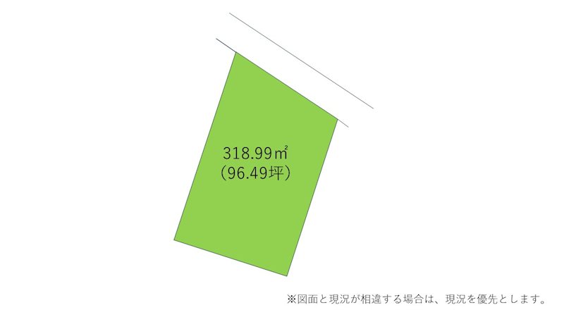 松本市水汲　土地 間取図・土地図