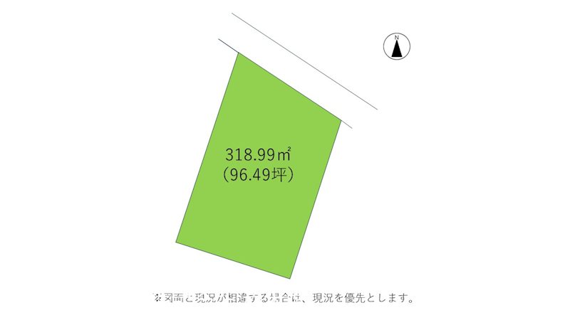 松本市水汲　土地 間取図・土地図
