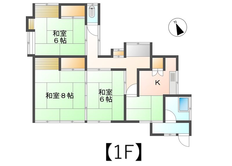 上田市諏訪形　中古戸建 間取図・土地図