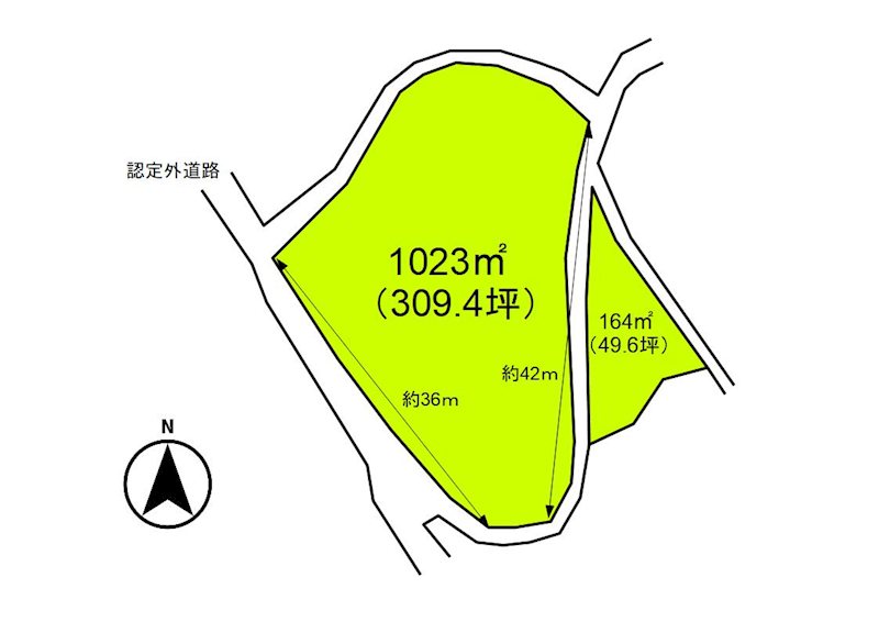 佐久市平賀　土地 間取図・土地図