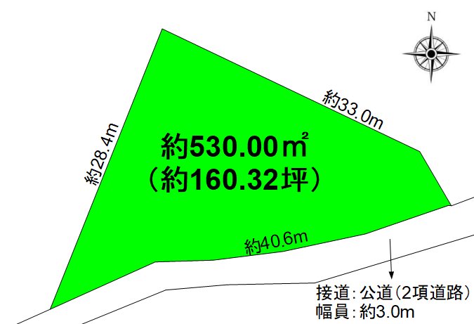東御市滋野乙　土地 間取図・土地図